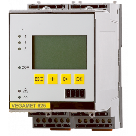 Controller de nivel VEGAMET 625 - 2 canale HART, 1 x 4...20mA, Web server, MODBUS TCP ROMVEGA